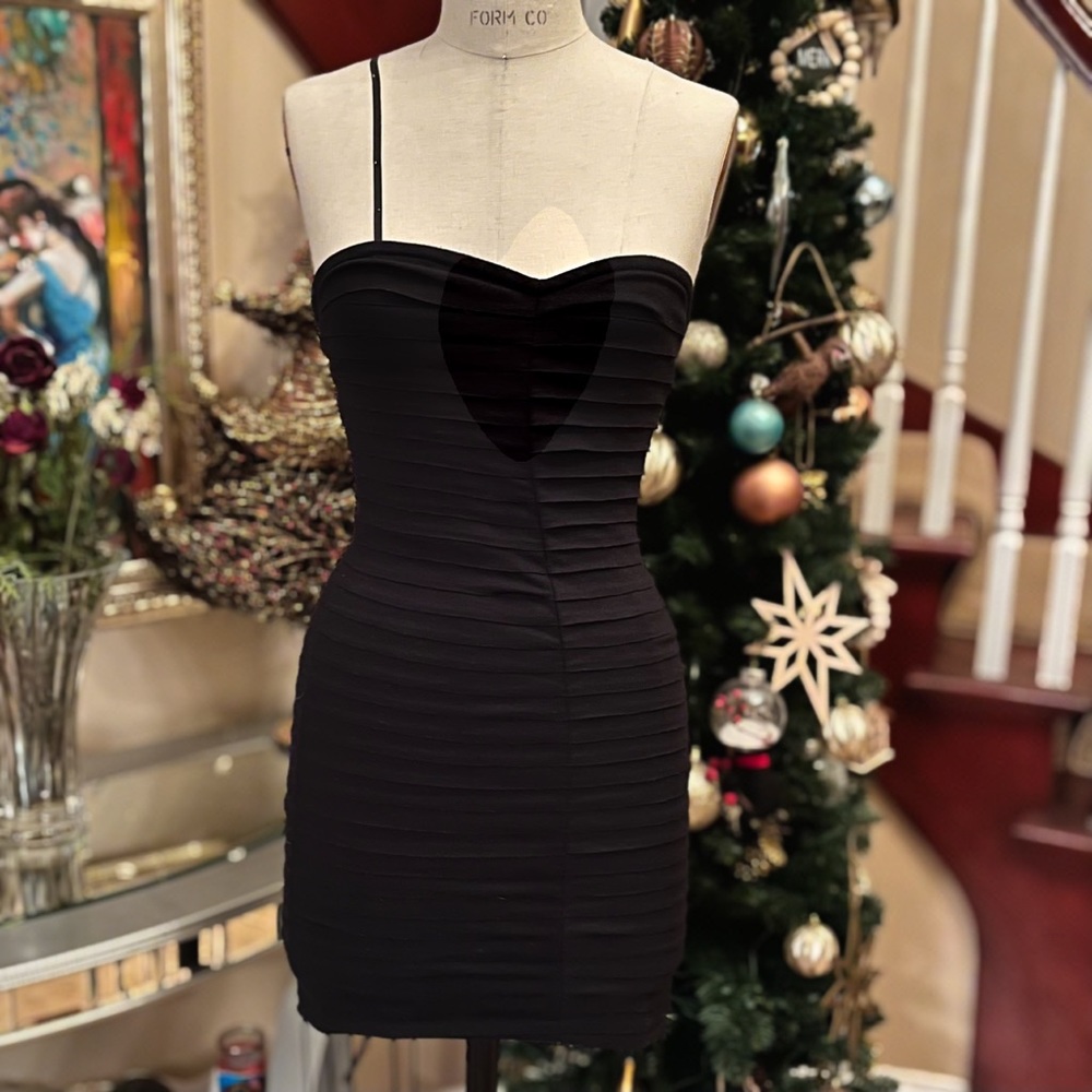 Urban outfitters black bandage dress